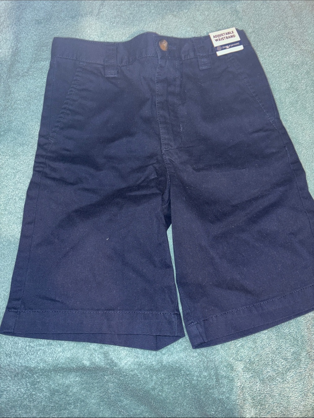 NWT Basic Edition - Adjustable Waist size 6 blue shirts boys